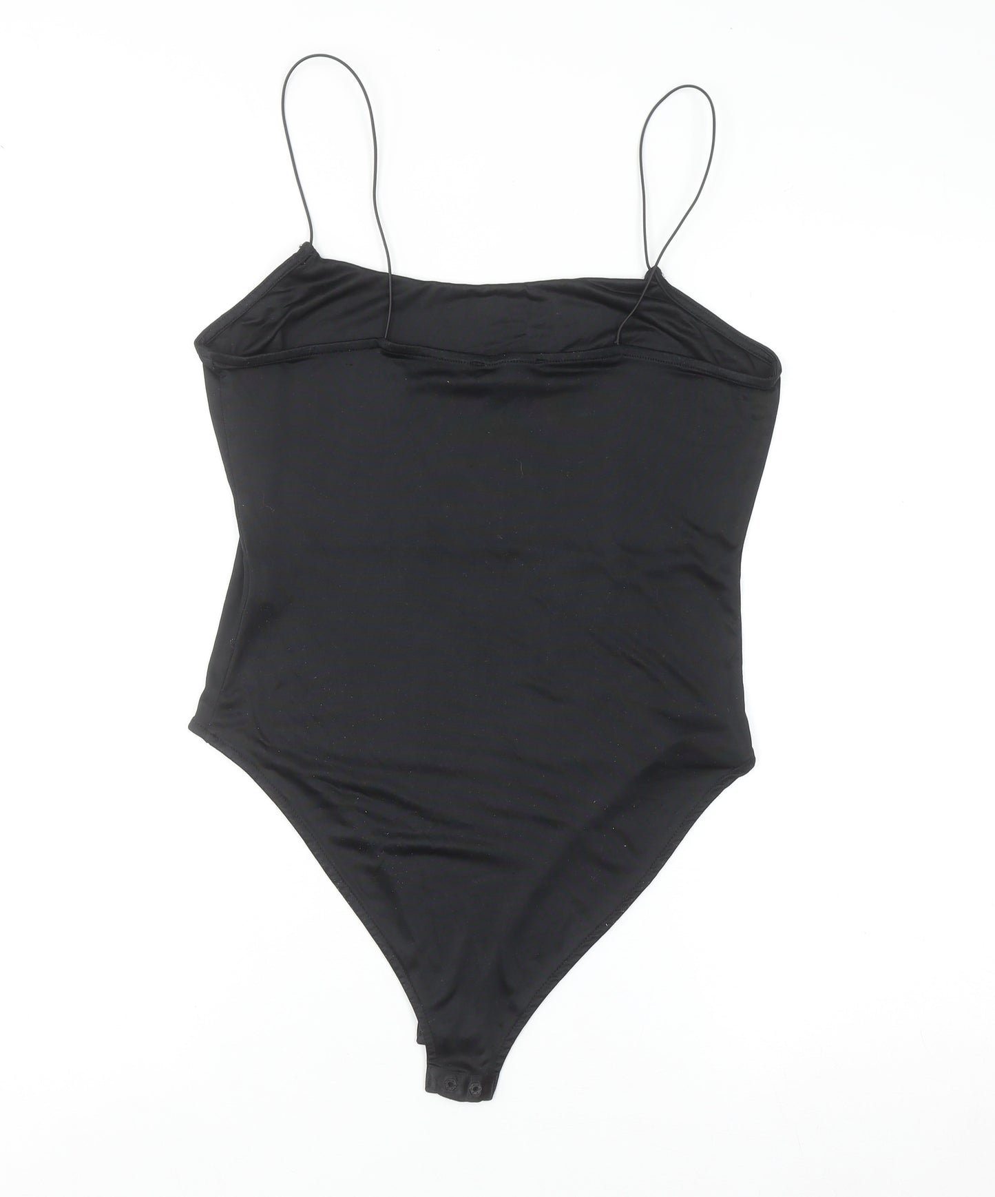 Primark Women's Black Camisole Bodysuit Size 12 Stretch Jersey