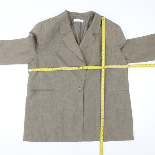 Primark Cares Women’s Beige Single Breasted Blazer XL Polyester