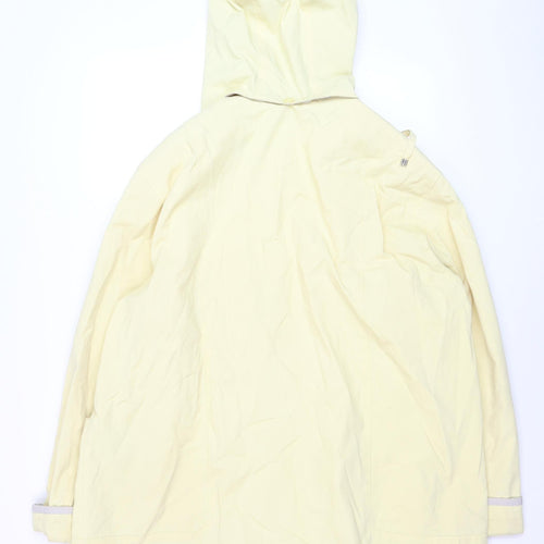 Mackintosh New England Women’s Yellow Hooded Rain Coat Jacket XL