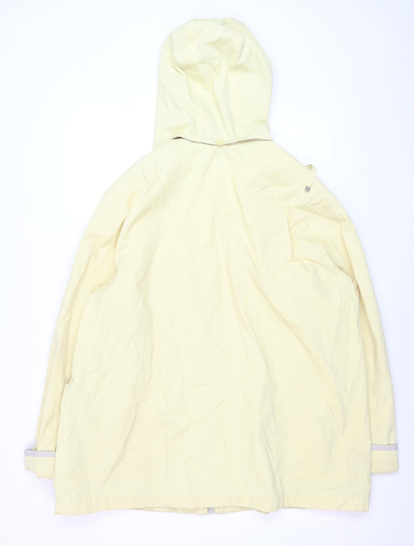 Mackintosh New England Women’s Yellow Hooded Rain Coat Jacket XL
