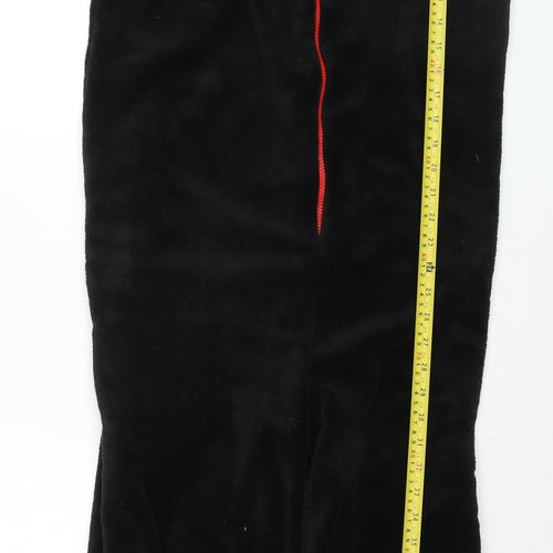 Manchester United Boys Black Fleece One Piece Pyjama S Zip Up Winter Nightwear