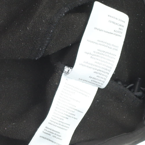 Mountain Warehouse Women's Black Softshell Hooded Jacket UK 14