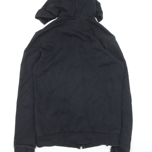 Adidas Boys Black Hooded Full Zip Track Jacket 8-10 Years