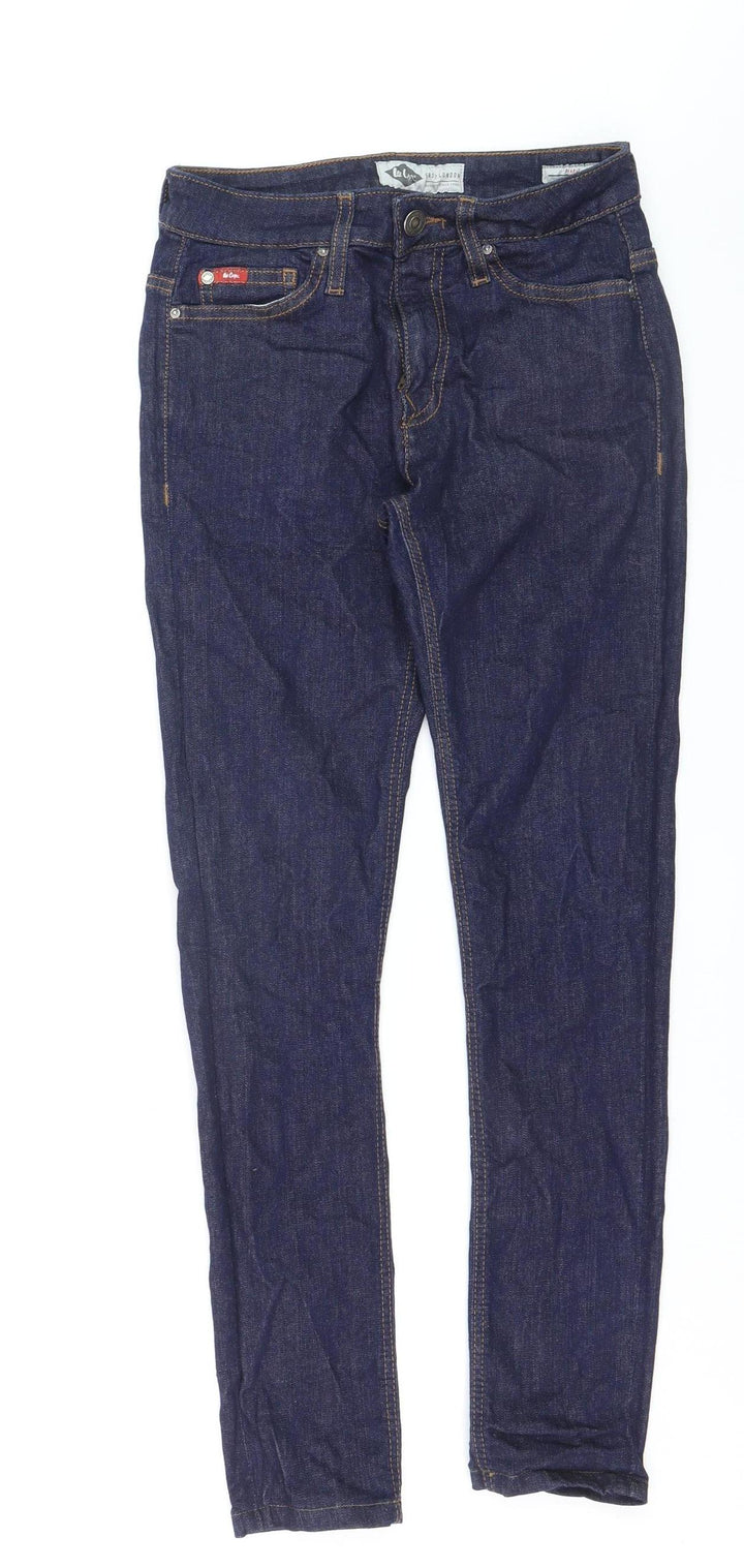 Lee Cooper Women's Blue Skinny Jeans Size 10 Mid Rise Denim