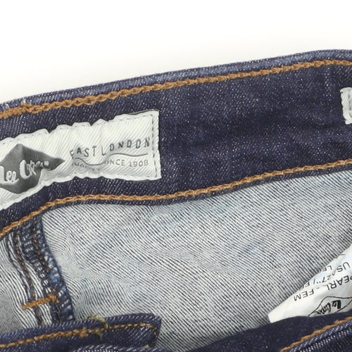 Lee Cooper Women's Blue Skinny Jeans Size 10 Mid Rise Denim