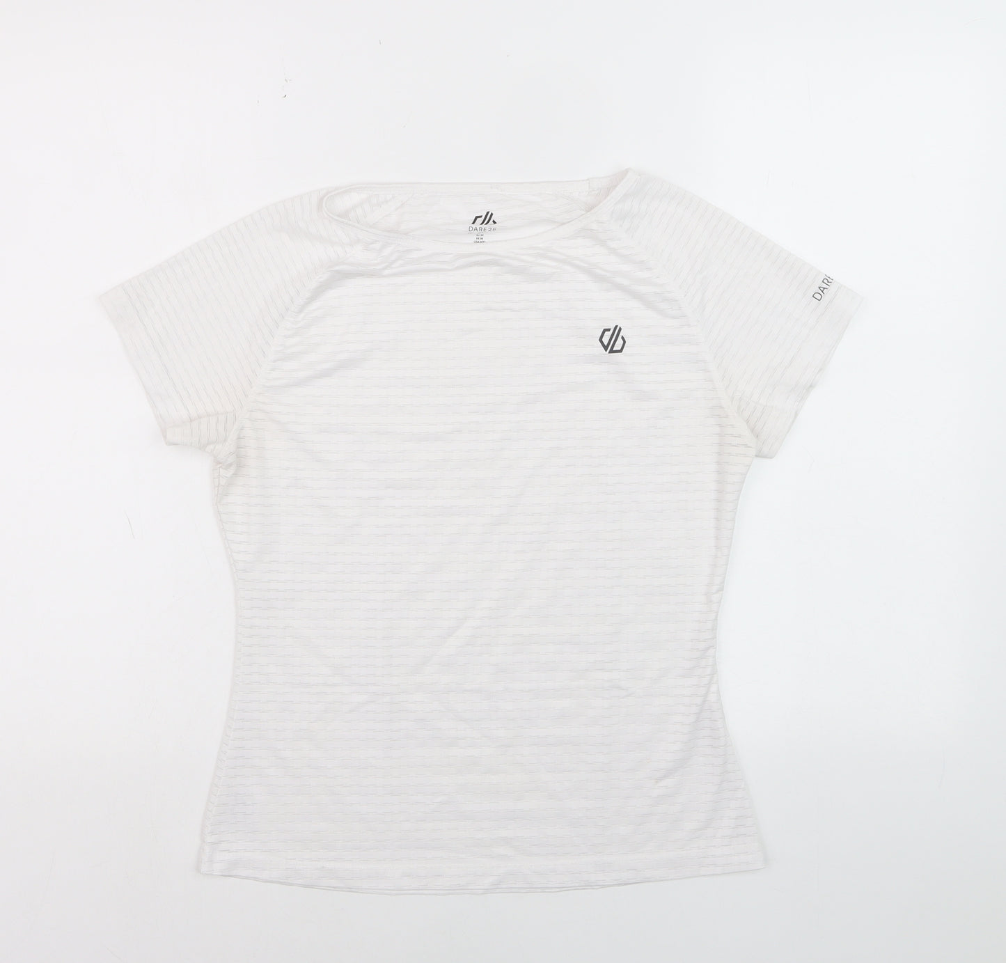 Dare 2b Womens White Short Sleeve Active T-Shirt Size 8