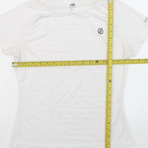 Dare 2b Womens White Short Sleeve Active T-Shirt Size 8