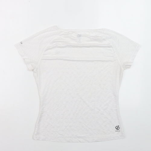 Dare 2b Womens White Short Sleeve Active T-Shirt Size 8