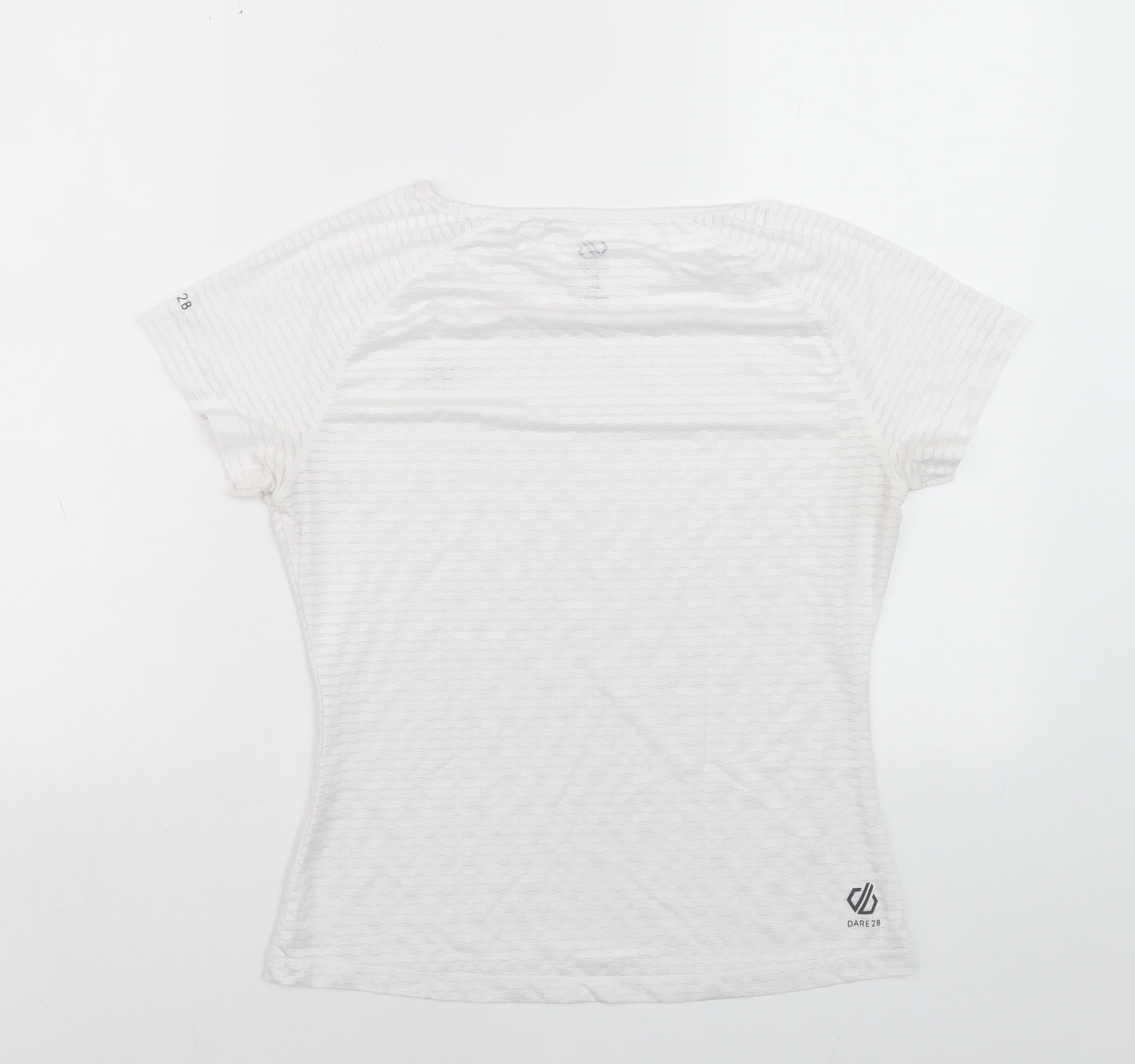 Dare 2b Womens White Short Sleeve Active T-Shirt Size 8