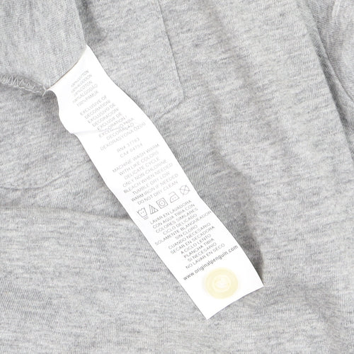 Original Penguin Men’s Grey Classic Fit Polo Shirt Size L
