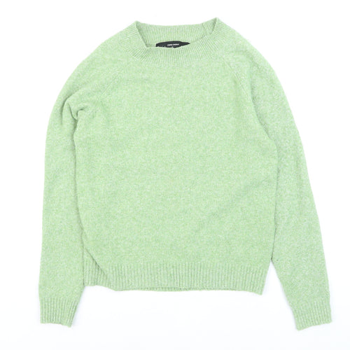 Vero Moda Women Green XS Crew Neck Long Sleeve Knit Jumper
