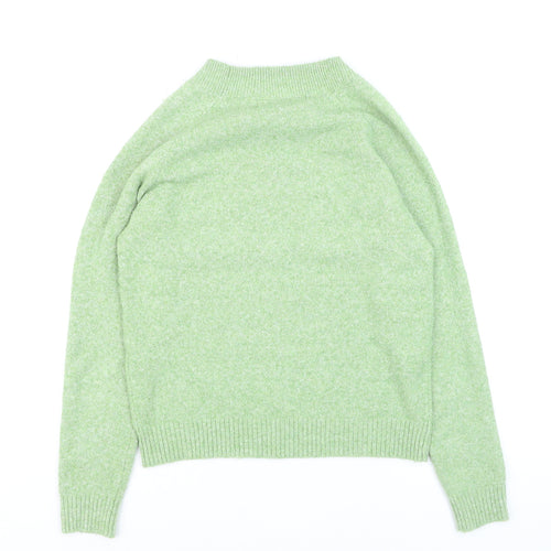 Vero Moda Women Green XS Crew Neck Long Sleeve Knit Jumper