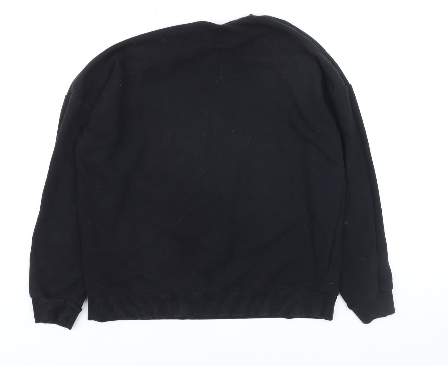 Barbie Womens Black Pullover Logo Sweatshirt Size S