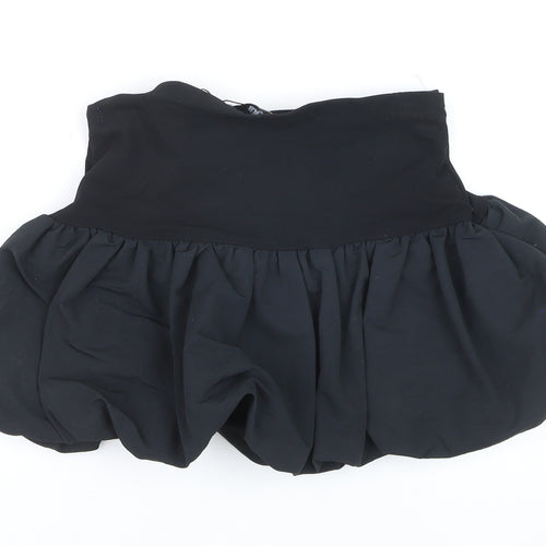 Primark Rita Ora Black Bubble Hem Short Skirt XS Womens