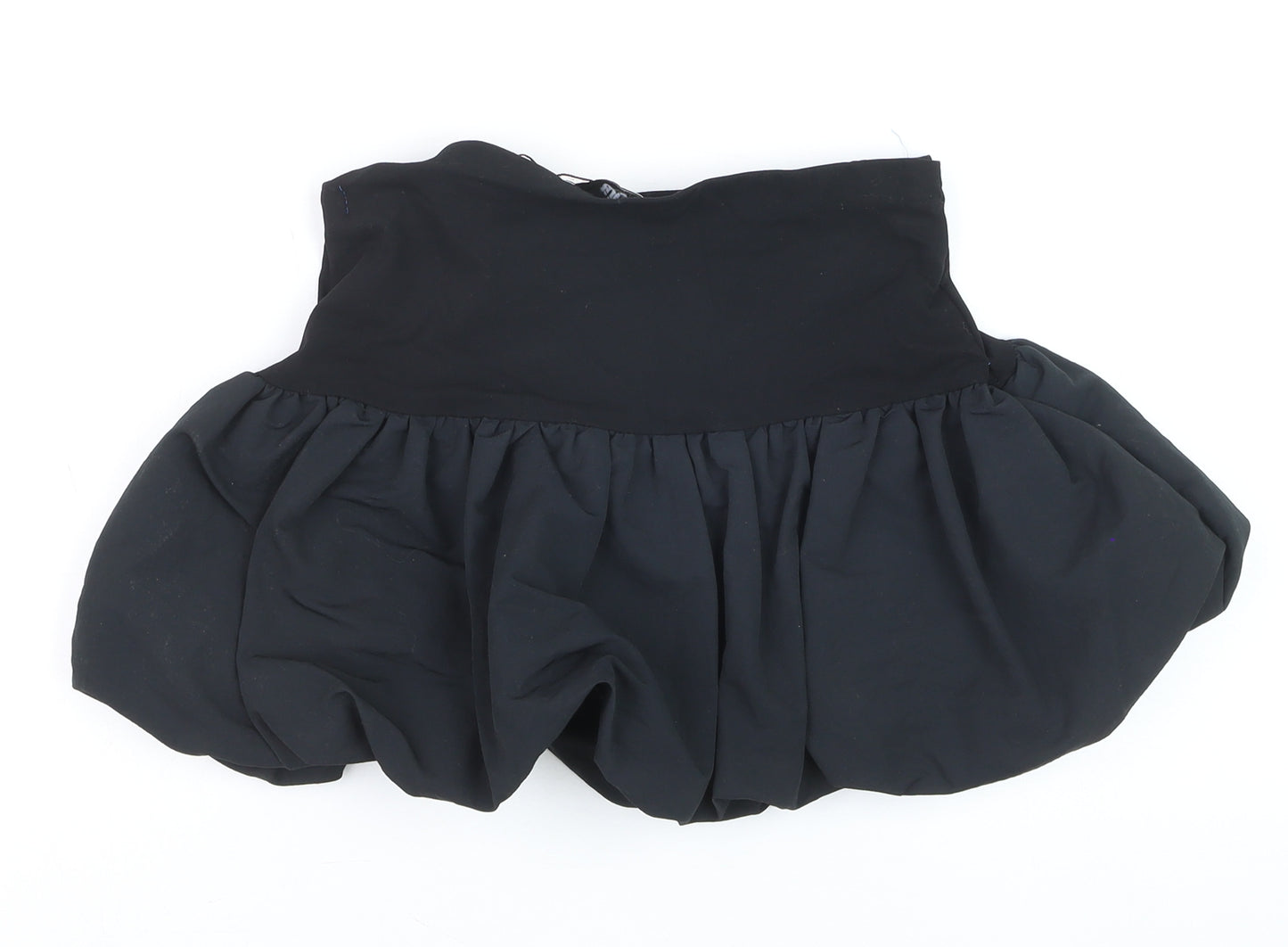 Primark Rita Ora Black Bubble Hem Short Skirt XS Womens