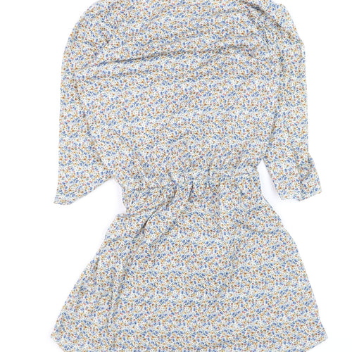 Atmosphere Womens Multicoloured Floral Shirt Dress Size 10