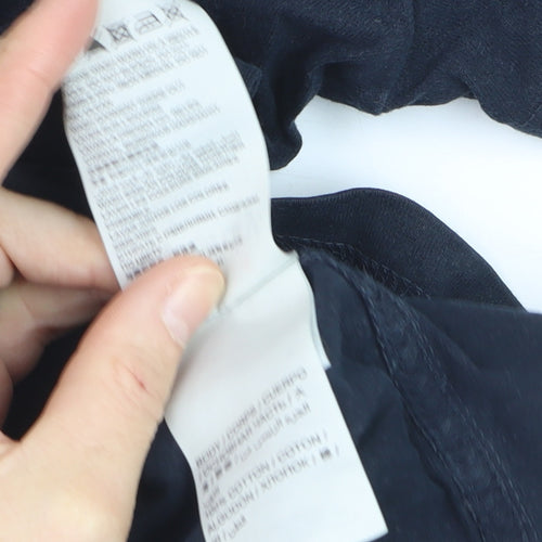 Superdry Men's Navy Blue Cotton Crew Neck Short Sleeve T-Shirt Medium