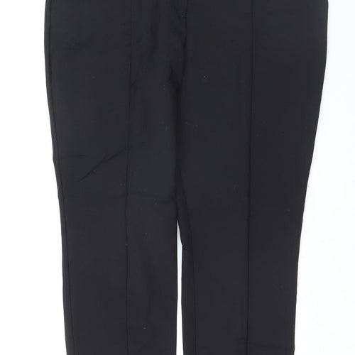 Gallery Women's Black Size 14 Slim Ankle Work Trousers