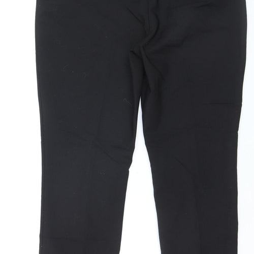 Gallery Women's Black Size 14 Slim Ankle Work Trousers