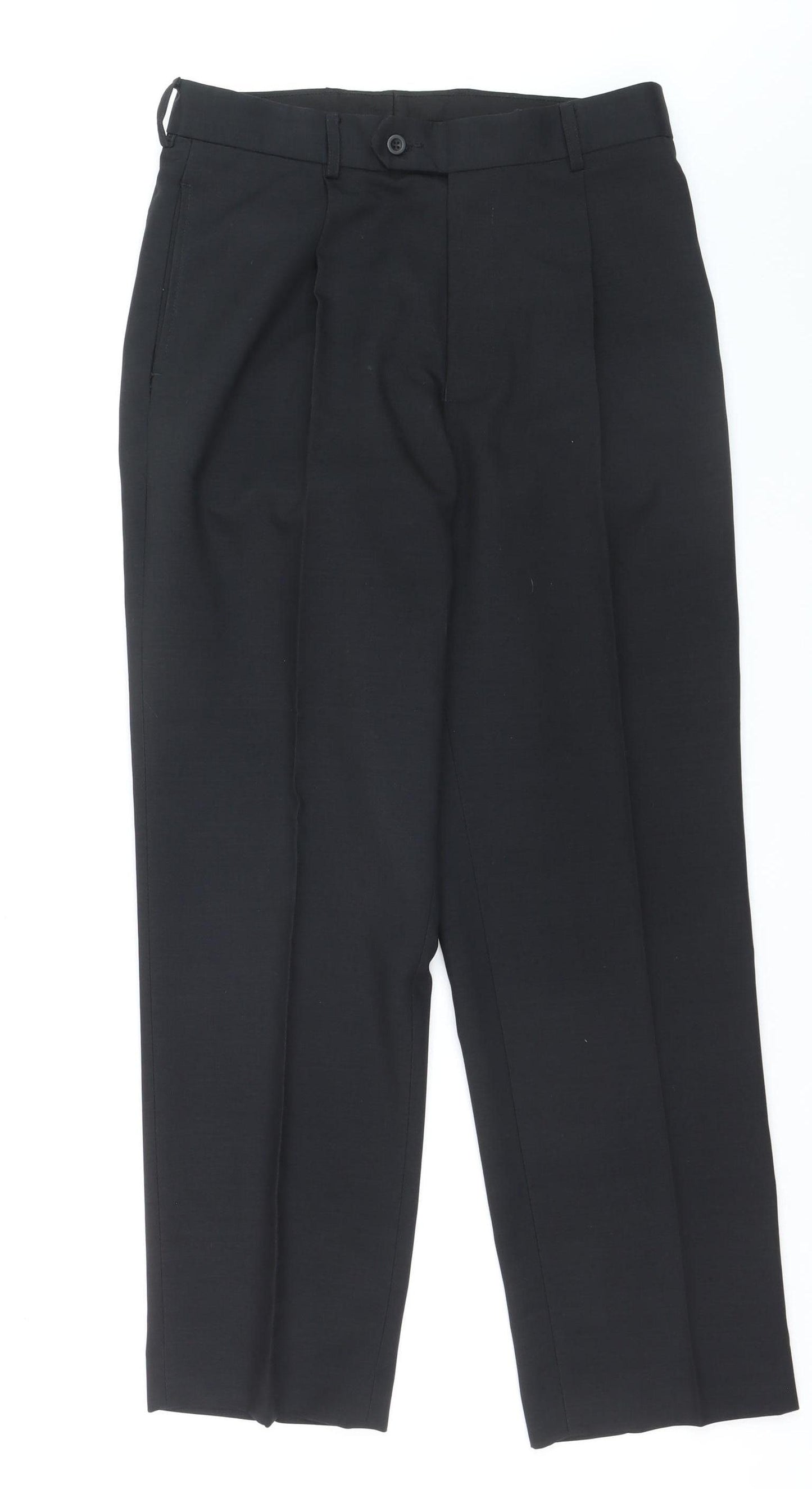 Cedarwood State Womens Black Straight Leg Trousers Size L