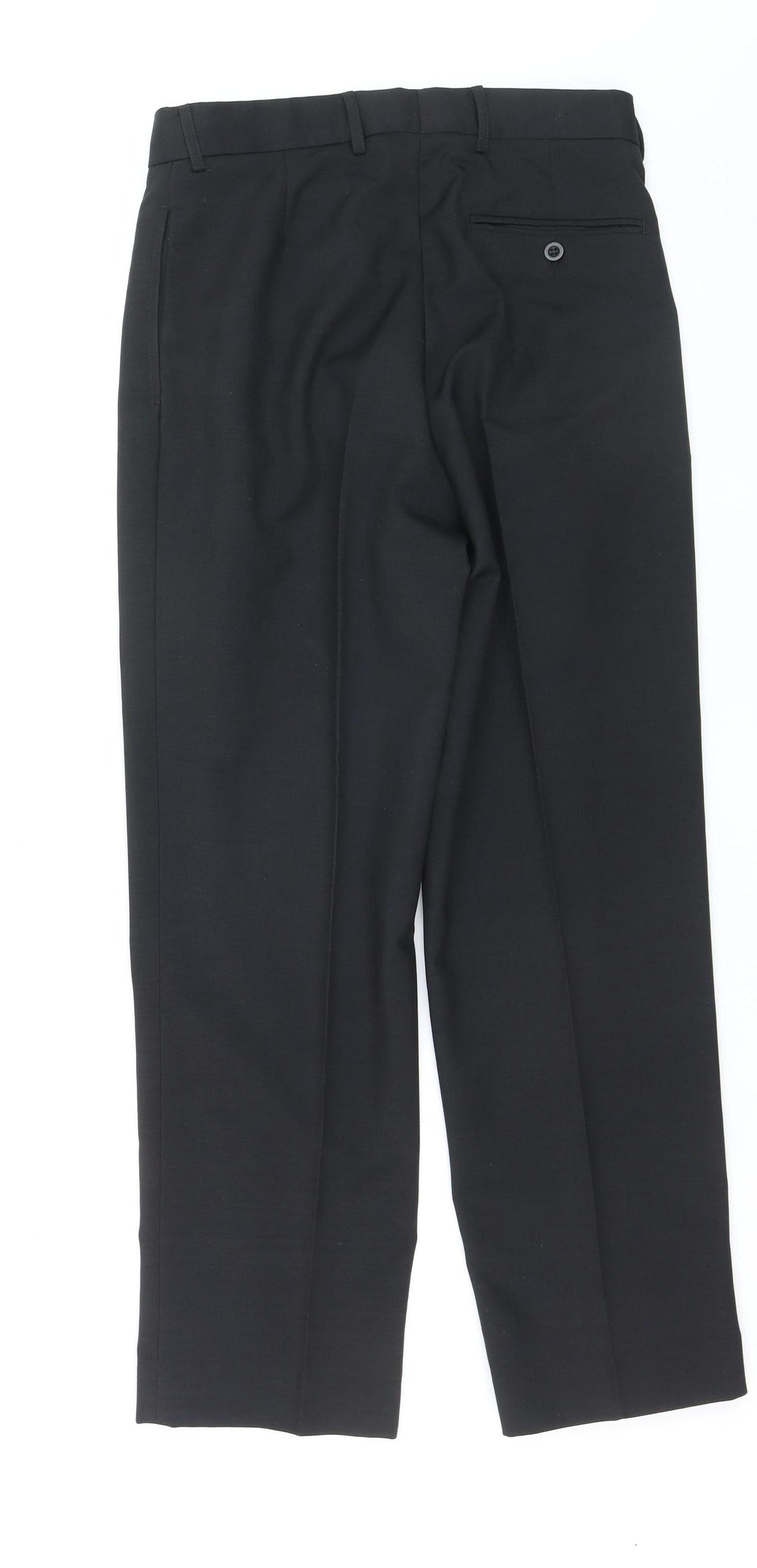 Cedarwood State Womens Black Straight Leg Trousers Size L