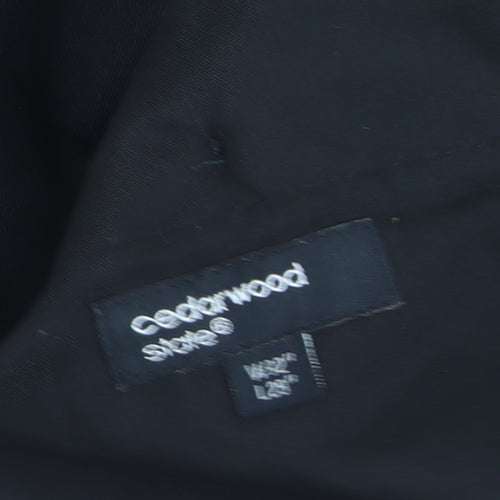 Cedarwood State Womens Black Straight Leg Trousers Size L
