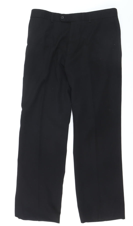 Cedarwood State Women's Black Regular Fit Dress Pants 34W 29L