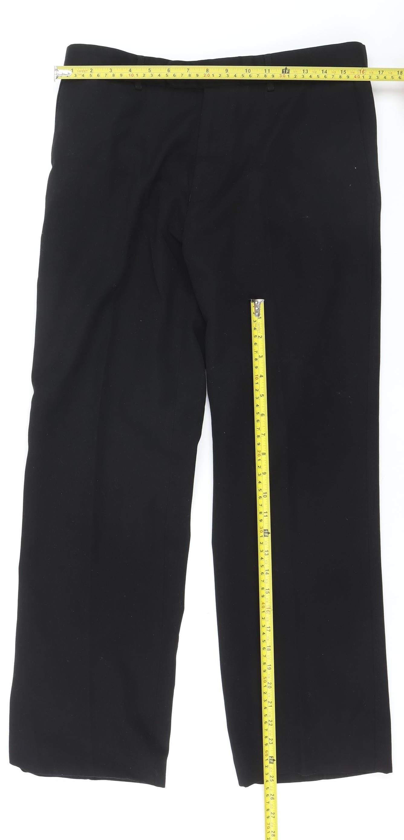 Cedarwood State Women's Black Regular Fit Dress Pants 34W 29L
