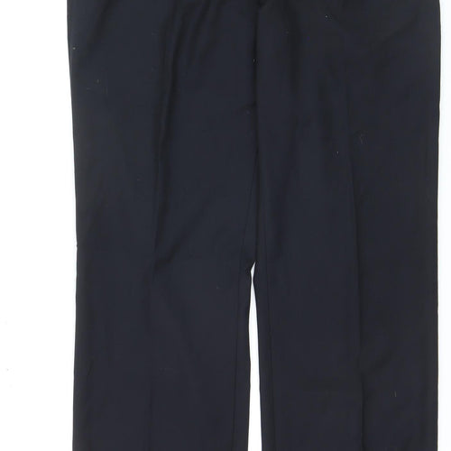 River Island Men’s Black 32R Straight Trousers