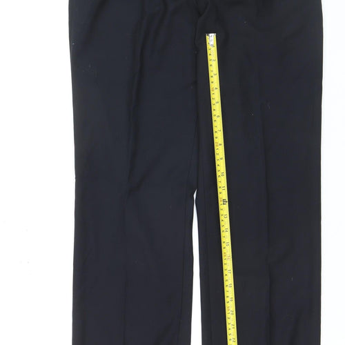 River Island Men’s Black 32R Straight Trousers