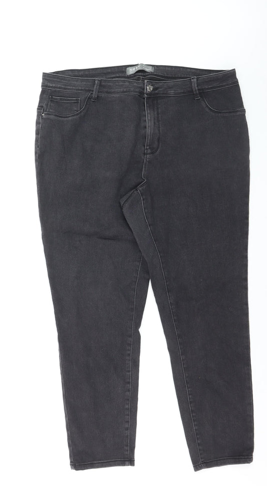 Primark Women’s Black Skinny Jeans Size 20 Plus Stretch Denim
