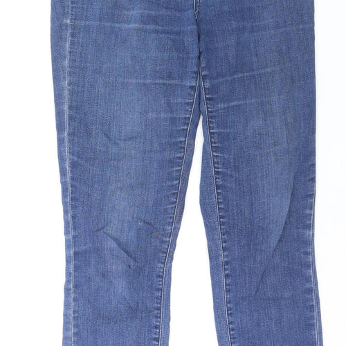 Gallery Womens Blue Slim Fit Mid Rise Skinny Jeans Size 12