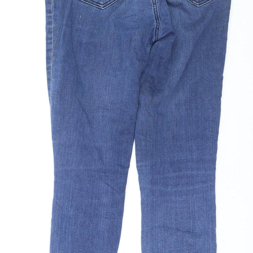 Gallery Womens Blue Slim Fit Mid Rise Skinny Jeans Size 12