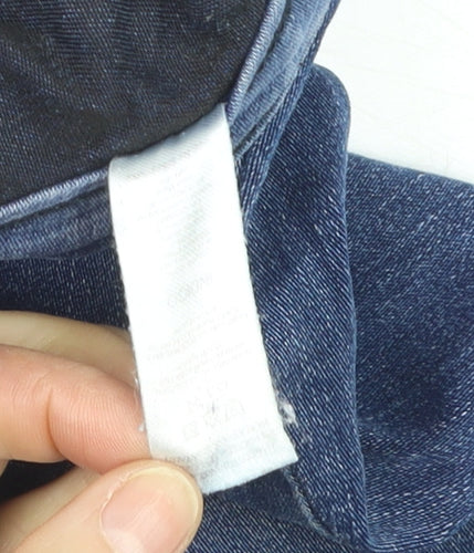 Gallery Womens Blue Slim Fit Mid Rise Skinny Jeans Size 12