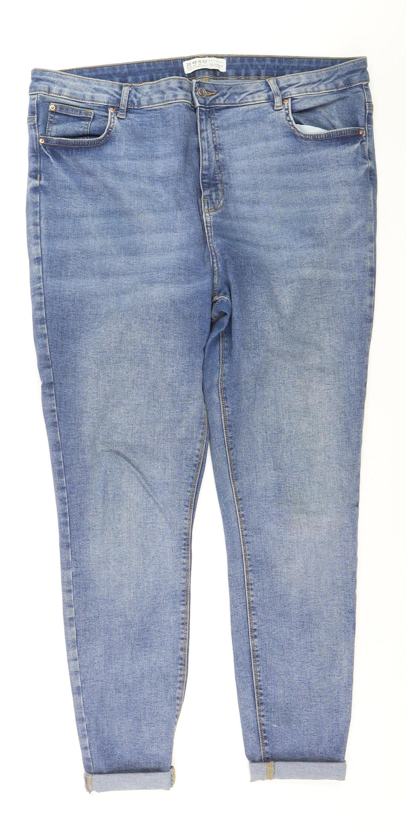 Denim Co. Women Blue Size 20 Plus Stretch Skinny Jeans
