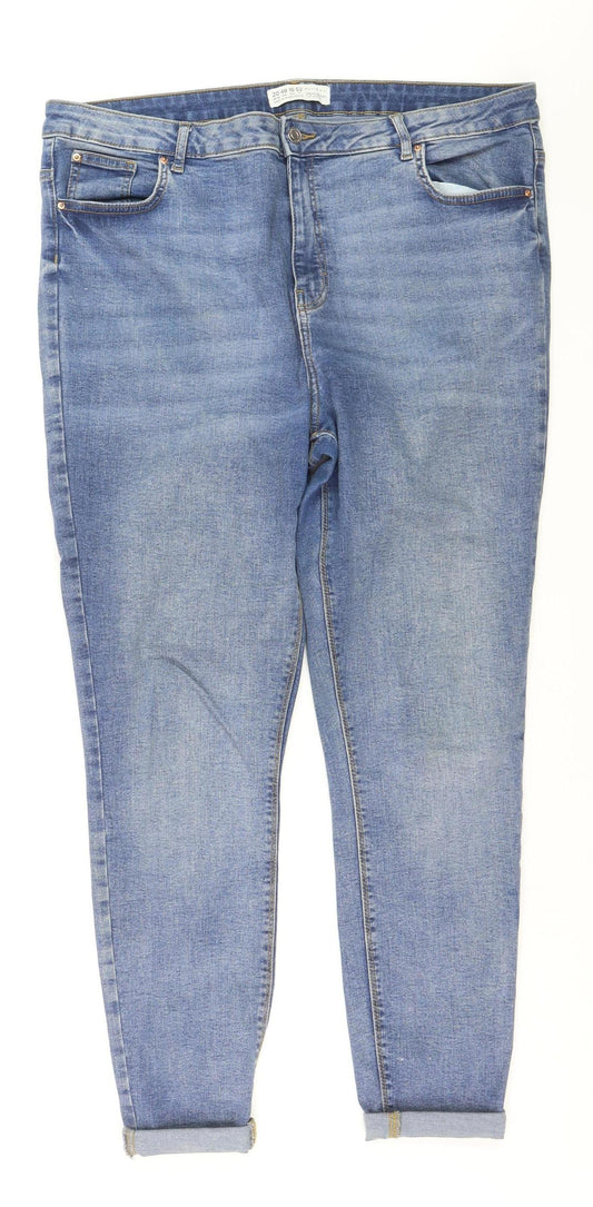 Denim Co. Women Blue Size 20 Plus Stretch Skinny Jeans