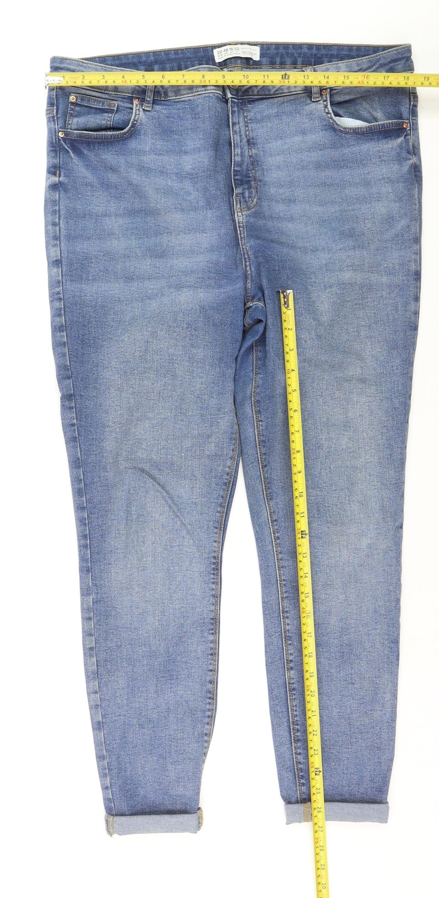 Denim Co. Women Blue Size 20 Plus Stretch Skinny Jeans