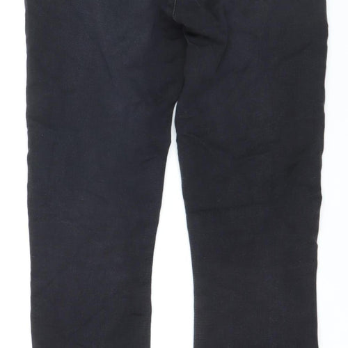 Paper + Stitch Women Black Skinny Jeans Size 30R Mid Rise Stretch Denim