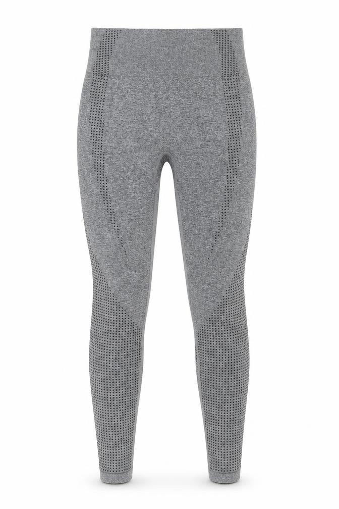 Front view of Sport women’s grey seamless activewear leggings, size S