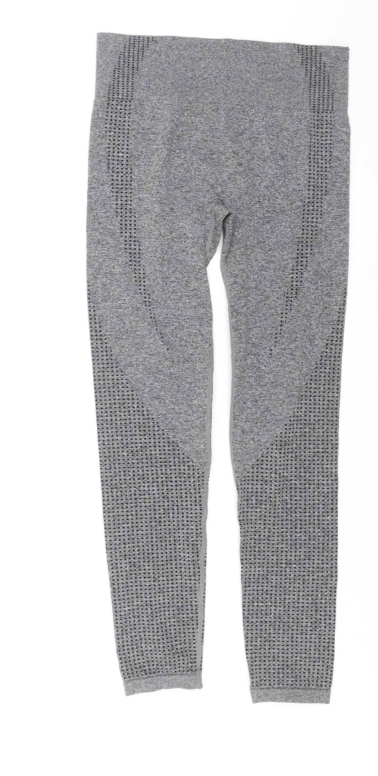 Dunnes Stores Womens Grey Seamless Performance Leggings M