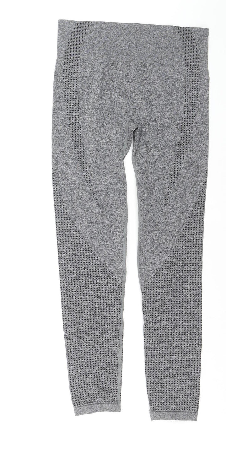 Dunnes Stores Womens Grey Seamless Performance Leggings M