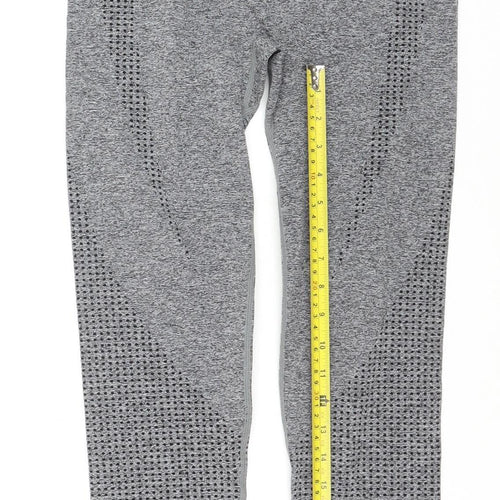 Dunnes Stores Womens Grey Seamless Performance Leggings M