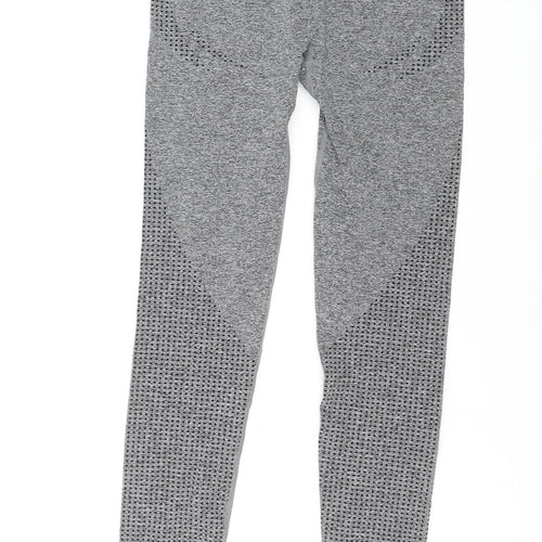 Dunnes Stores Womens Grey Seamless Performance Leggings M