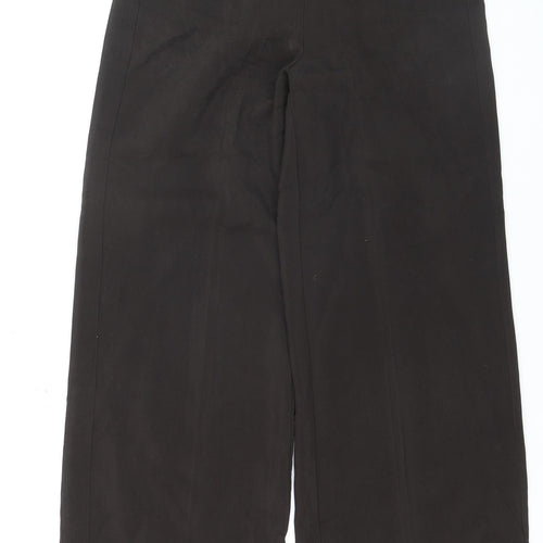 MNG Women's Black Tailored Stretch Trousers Size 12 Regular Fit