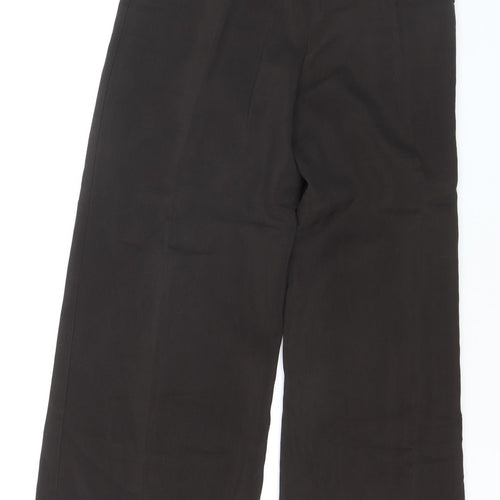 MNG Women's Black Tailored Stretch Trousers Size 12 Regular Fit