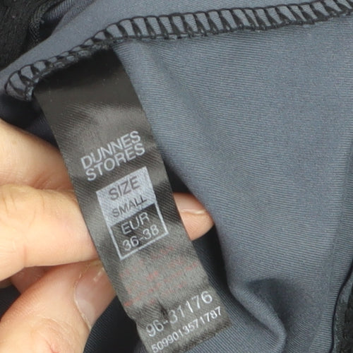 Dunnes Stores Women's Black Camo Full Zip Track Jacket Size 8