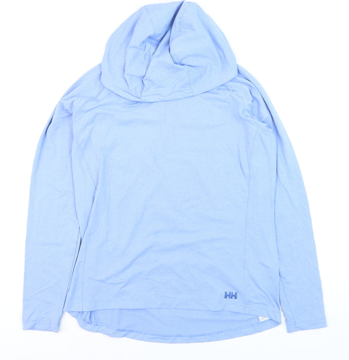 Helly Hansen Men's Blue Pullover Hoodie L Lightweight Outdoor