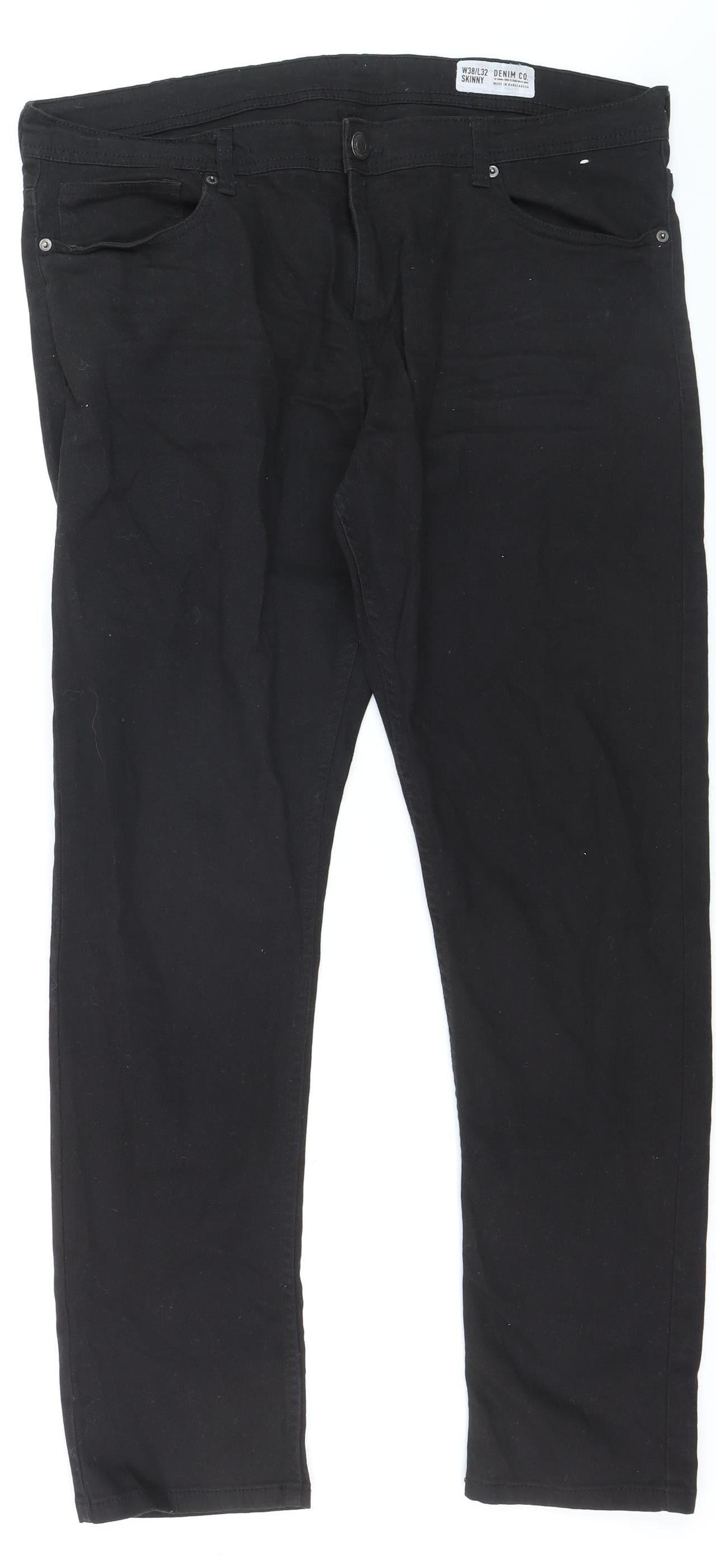 Denim Co. Women's Black Skinny Jeans Size 20 W38 L32 Stretch Fit
