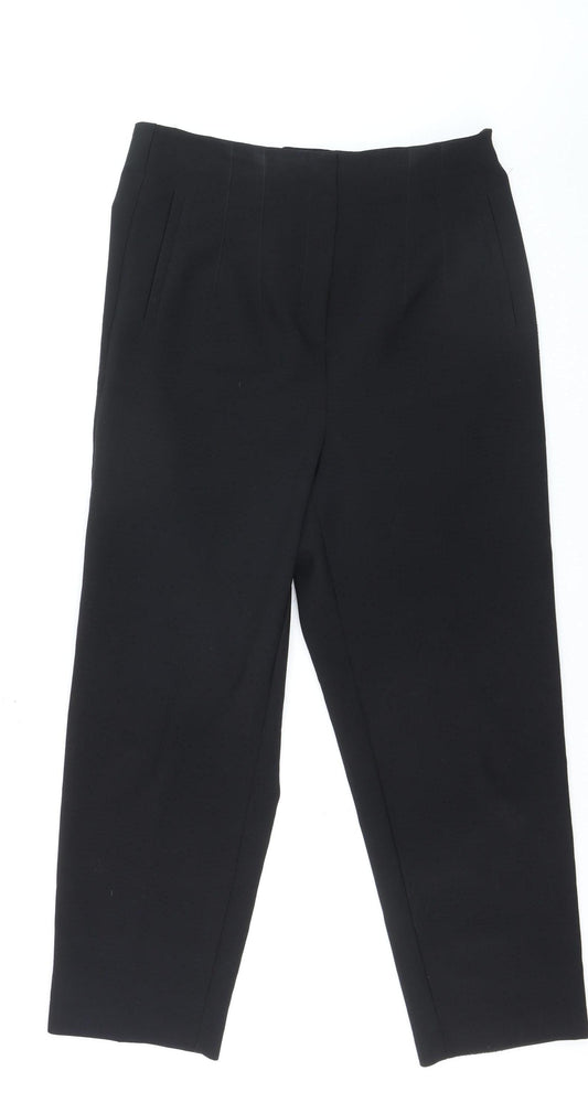 Savida Women’s Black Trousers Size 14 Polyester Blend Dress Pants