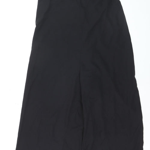Boohoo Women’s Black Wide-Leg Sleeveless Jumpsuit Size 10